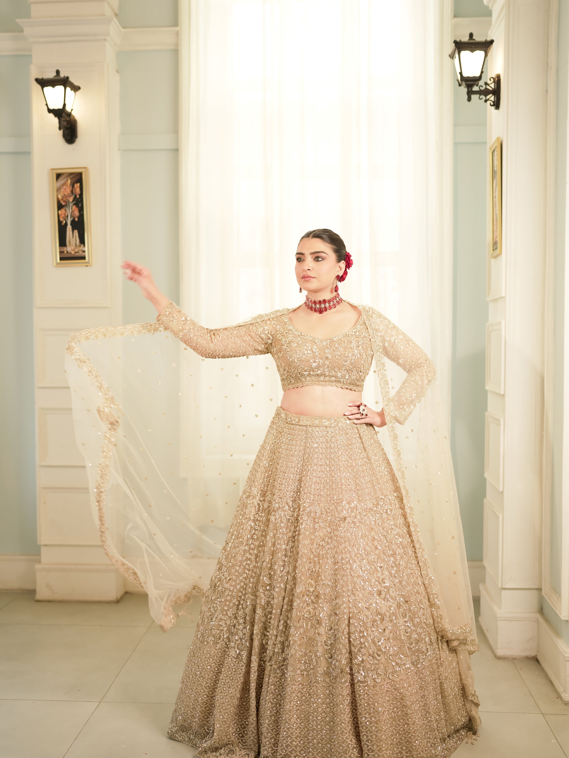 New reception lehenga collection for women
