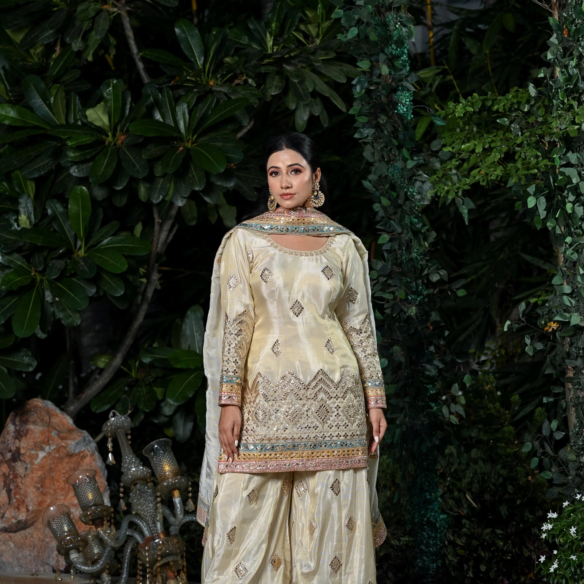 Ivory Gold suit for wedding , jago , shagun