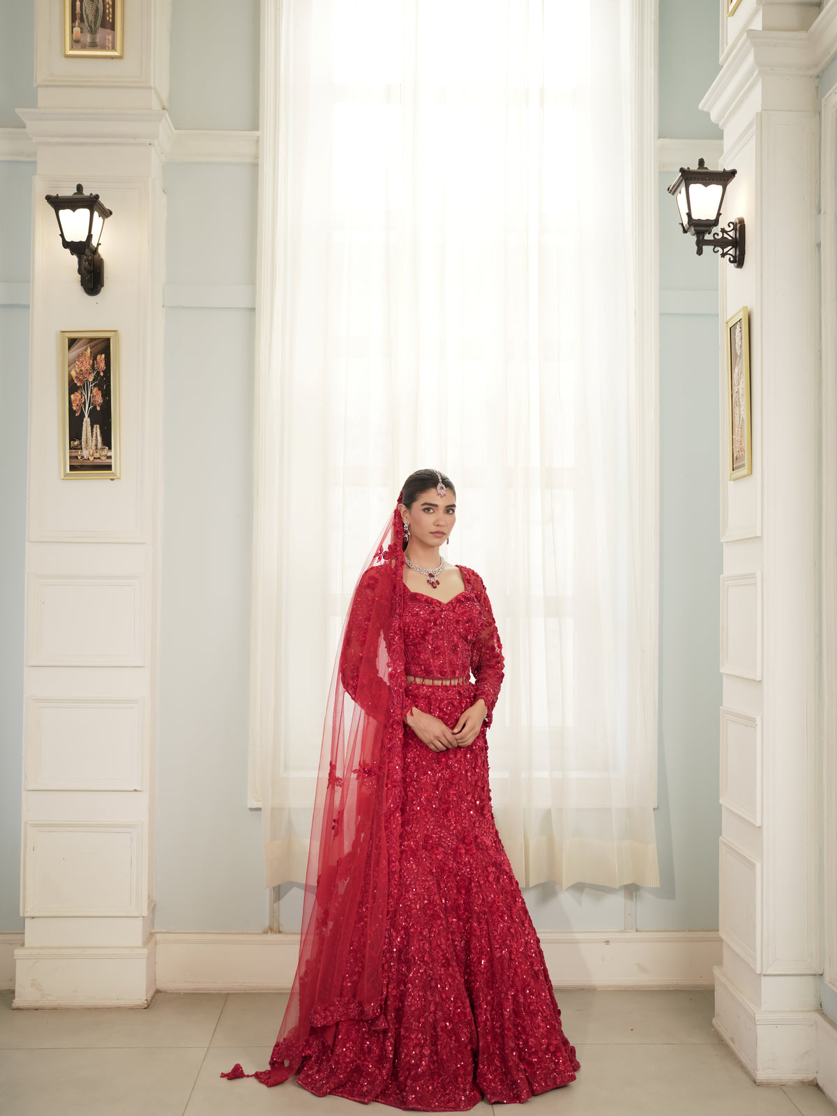 Laal Noor Gown