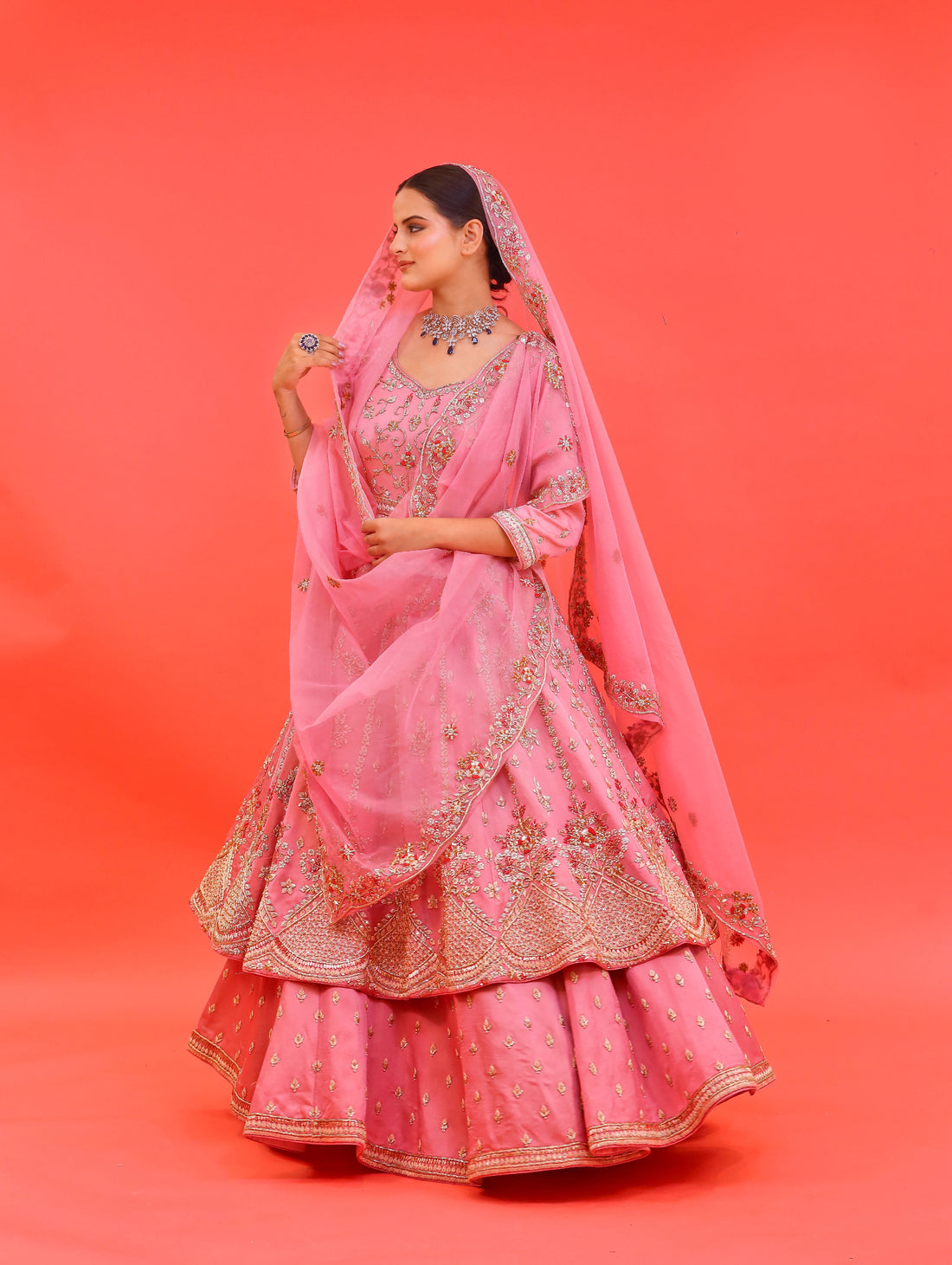 Jahanara Pink Anarkali