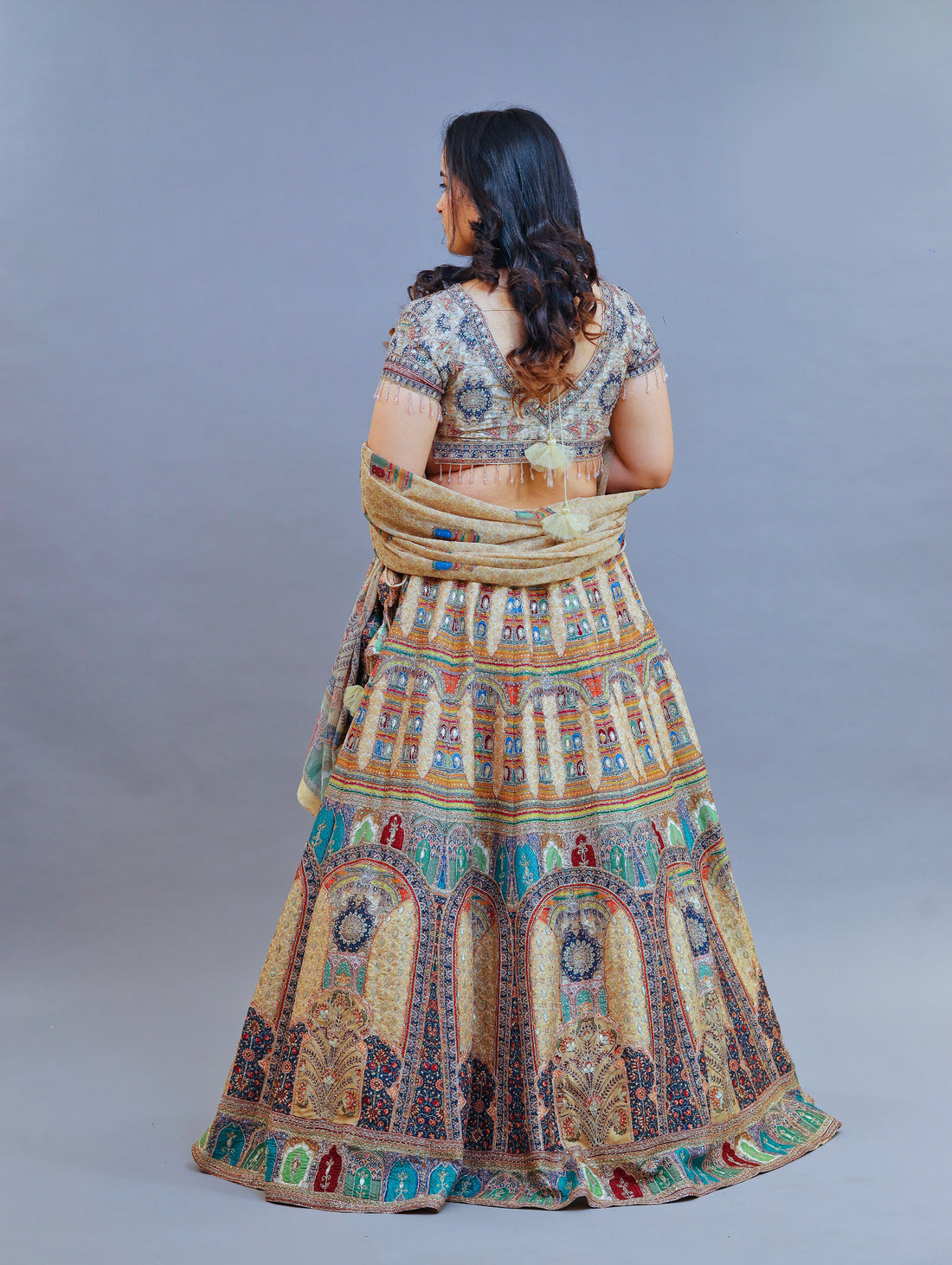 Noor-e-Zarbaft Lehenga