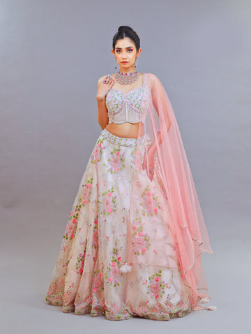 Powder Pink Lehanga Set