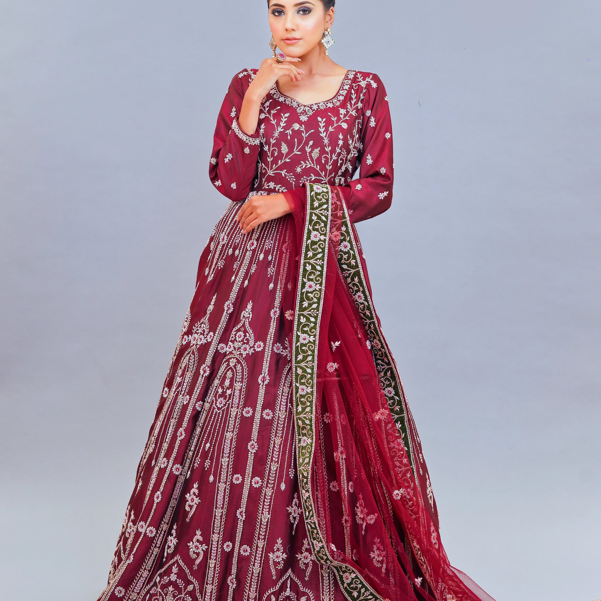 Royal Black Maroon Ensemble